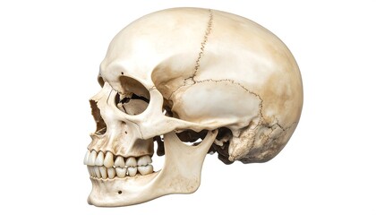 Obraz premium Human skull profile