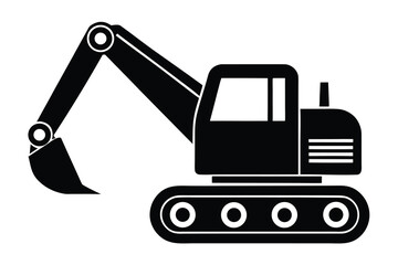 excavator vector icon illustration design