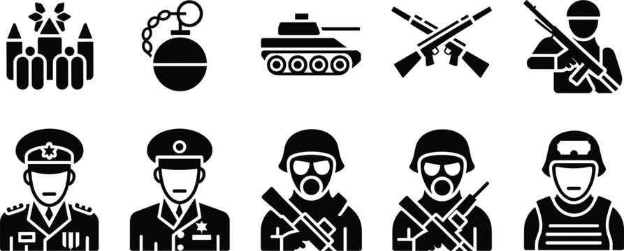 Icon Army Army Icon Collection For Military And Defense Projects