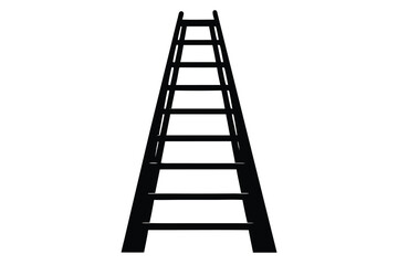 ladder silhouette vector icon illustration design