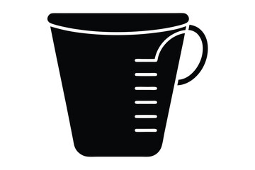 measuring cup vector icon illustration design