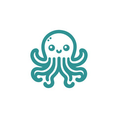 Cute Kraken Logo