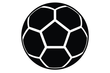 Fototapeta premium soccer ball vector icon illustration design