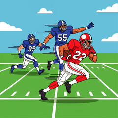 Fototapeta premium american football