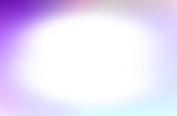 Abstract black circle with soft purple and green gradient edges isolated on transparent background