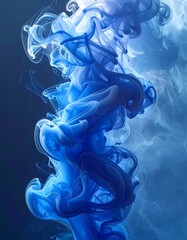 Abstract ink colors swirling