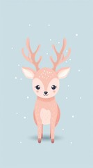 Reindeer animal mammal representation.