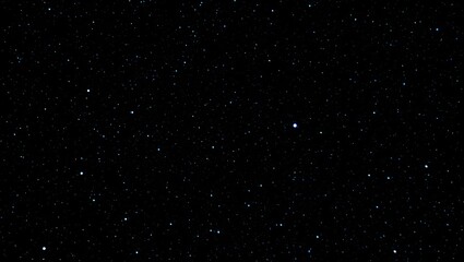 Fototapeta premium Minimal Black Starry Night Sky