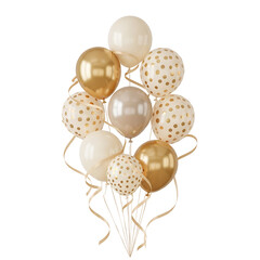 Golden Christmas ball ornament with shiny decorations for a festive holiday celebration