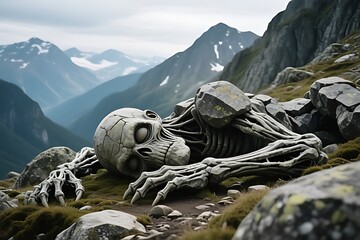 mountain landscape with mountain