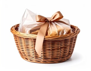 Gift Basket with Ribbon - A Thoughtful Present.