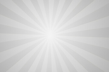 white grey sunburst light radial background