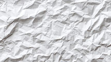 Fototapeta premium An abstract closeup of wrinkled white paper creating a dynamic and textured pattern perfect for backgrounds,