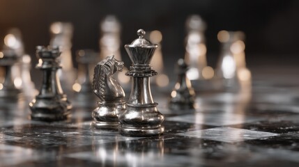 Chess game pieces