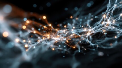 Abstract network art