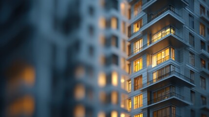 Urban apartment building