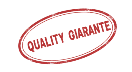 Red grunge stamp with Quality Guarantee message isolated PNG with Transparent Background