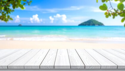 Fototapeta premium Beautiful Tropical Beach Scene.
