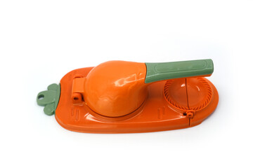 Plastic Dumpling and Pierogi Maker Mold on White Background