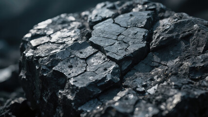 Coal close-up texture