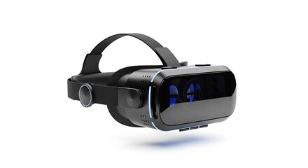 Virtual reality glasses on a white background