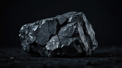 Coal close-up texture