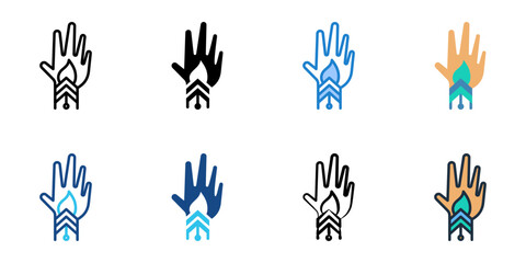 Cultural lag icon set multiple style collection 
