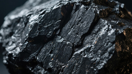 Coal close-up texture