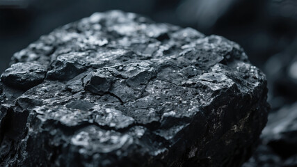 Coal close-up texture