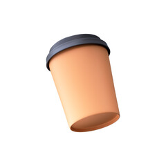3D Kraft Paper Cup for Coffee To Go