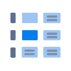 Simple interface design mockup on black background showcasing options