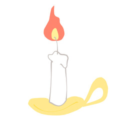 キャンドルのイラスト