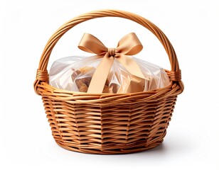 Gift Basket with Ribbon - A Thoughtful Present for Any Occasion.
