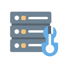 Server maintenance configuration with wrench for optimal data solutions