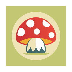 Red mushroom icon
