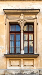 Ornate European Window Facade.
