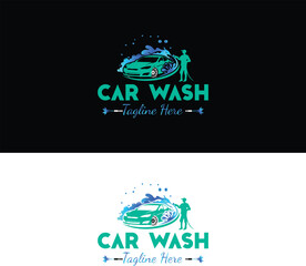 car washing logo