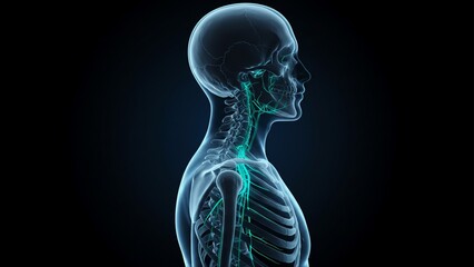 3d rendered illustration of a painful shoulder