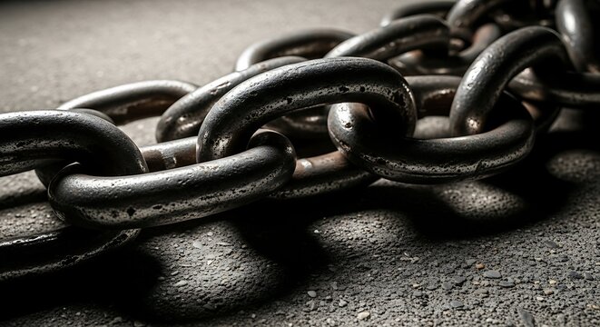 Heavy Metal Chain Restraint.
