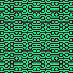 Seamless abstract pattern with geometric shapes best for fabric product.