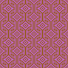 Seamless abstract pattern with geometric shapes best for fabric product.