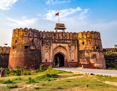 Ancient Indian Gateway Fortress.