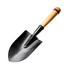Gardening Tool A CloseUp of a Sturdy Trowel against transparent background