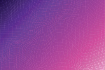 Abstract Purple Gradient Grid Wave Art for Tech, Modern Design, and Visual Futures