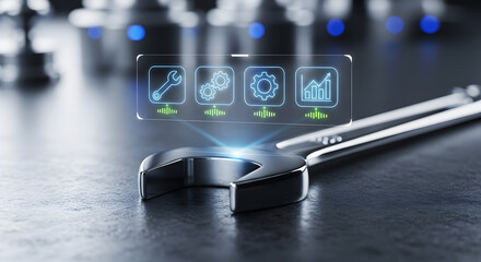 Smart Maintenance Concept with Wrench and Digital Engineering Interface