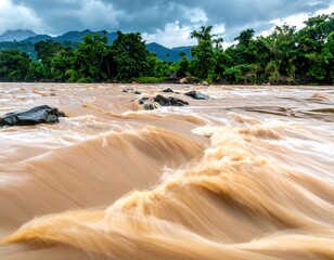 River rapids in jungle