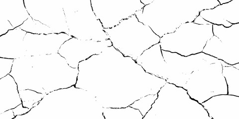 modern black and white scratch and cracks grunge texture dust and distressed wall pattern white background..