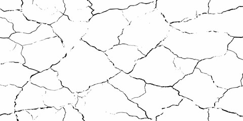 modern black and white scratch and cracks grunge texture dust and distressed wall pattern white background..