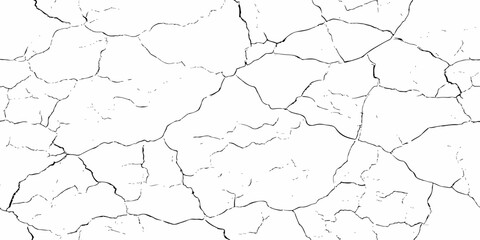 modern black and white scratch and cracks grunge texture dust and distressed wall pattern white background..