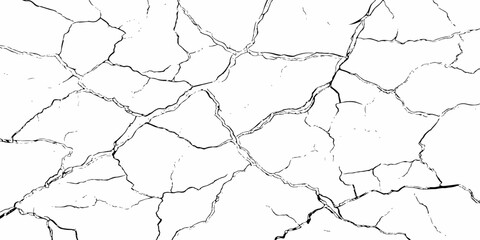 modern black and white scratch and cracks grunge texture dust and distressed wall pattern white background..